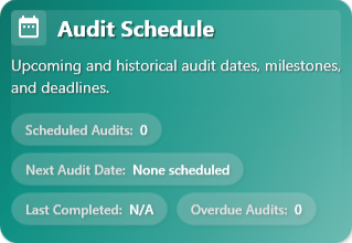 Audit Schedule