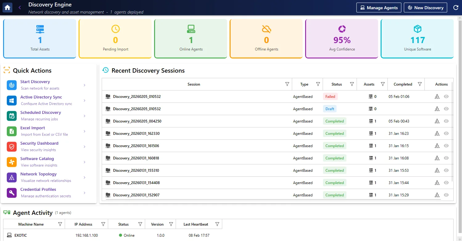 System Library security dashboard with risk scores and posture overview